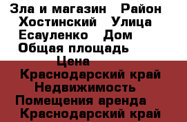Зла и магазин › Район ­ Хостинский › Улица ­ Есауленко › Дом ­ 4 › Общая площадь ­ 70 › Цена ­ 70 - Краснодарский край Недвижимость » Помещения аренда   . Краснодарский край